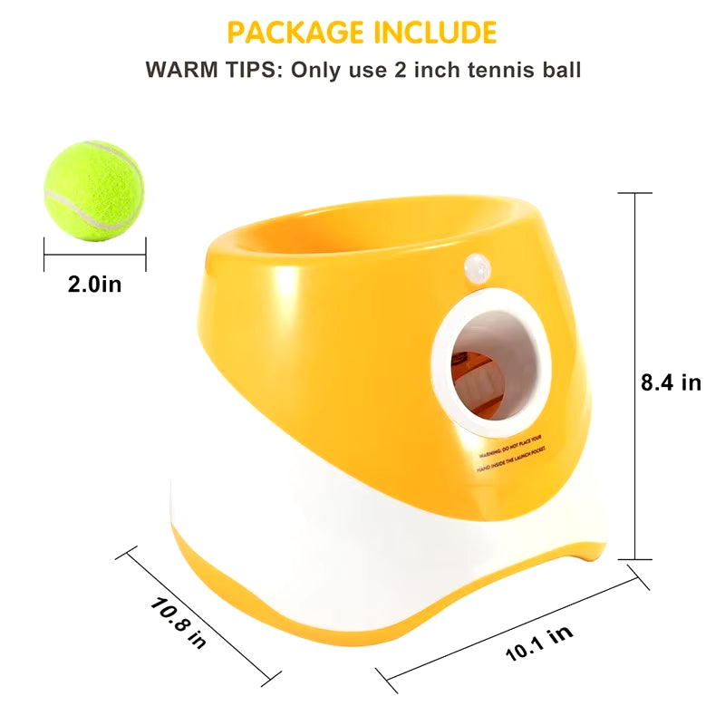 Automatic Dog Ball Launcher - Interactive Fetch Toy for Active Dogs