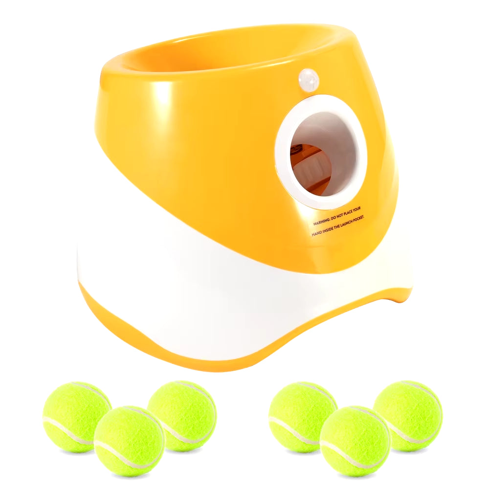 Automatic Dog Ball Launcher - Interactive Fetch Toy for Active Dogs